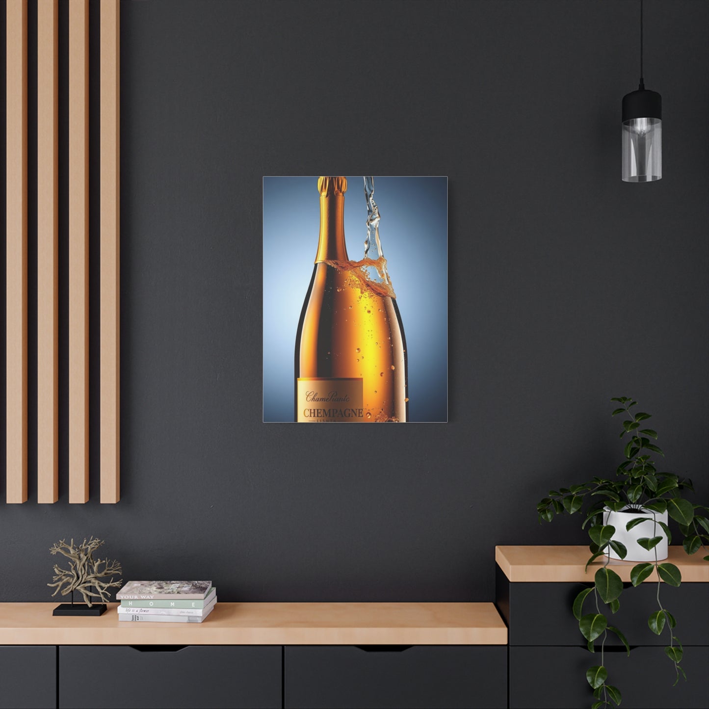 Champagne Art Luxury Canvas Wall Art & Canvas Print