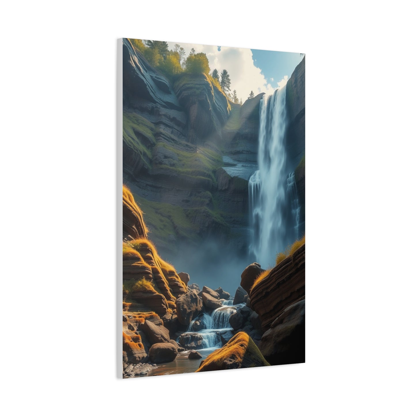 Sculpted Rapids Canvas Art Wall Art & Canvas Print