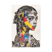 Avant Garde Collage Portrait Wall Art & Canvas Print