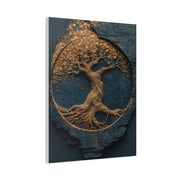 Gold Tree of Life Relief Wall Art & Canvas Print