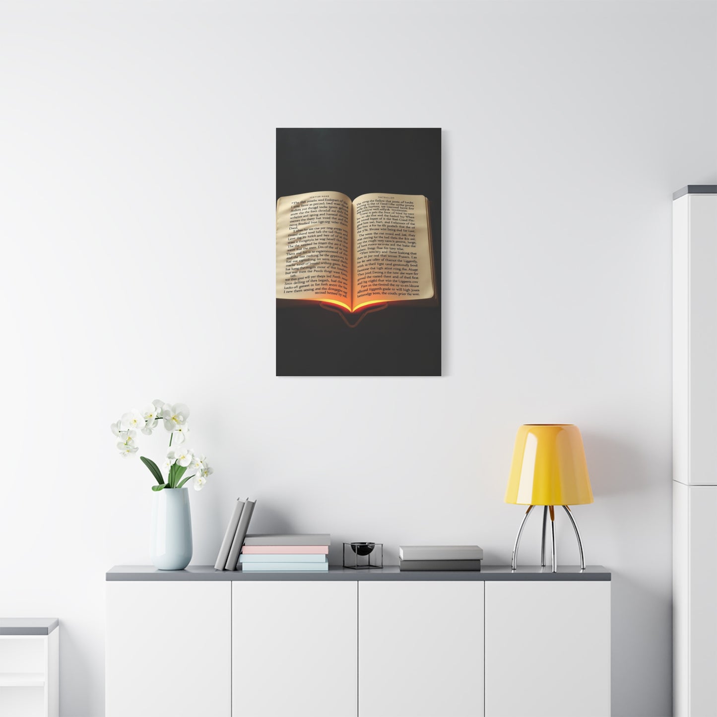 Ethereal Scripture Tableau Wall Art & Canvas Print