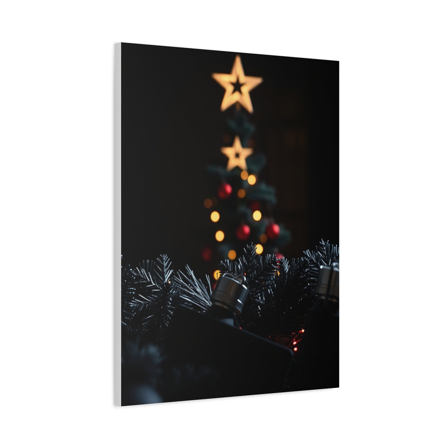 Elite Black Christmas Art Vision Wall Art & Canvas Print