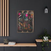 Street Culture Skateboard Deck Collection Street Wall Art & Canvas Print