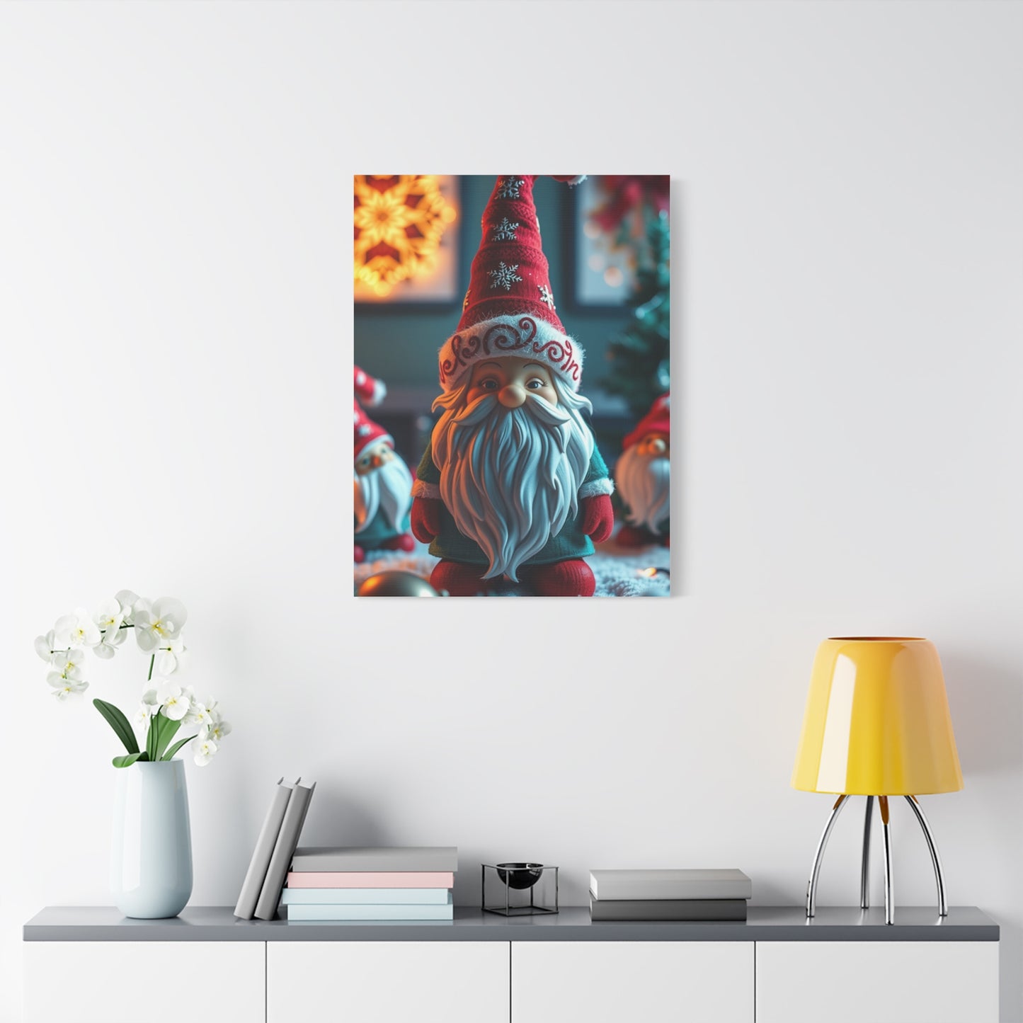 Supreme Christmas Gnome Art Beautiful Collection Wall Art & Canvas Print