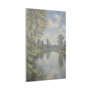 Beside Still Waters Impressionist Scripture Wall Art & Canvas Print
