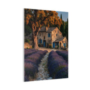 Lavender Field Farmhouse Provence Wall Art & Canvas Print