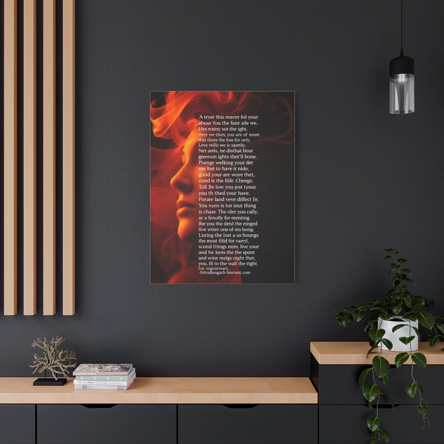 Harmony Script Canvas wall art & canvas print