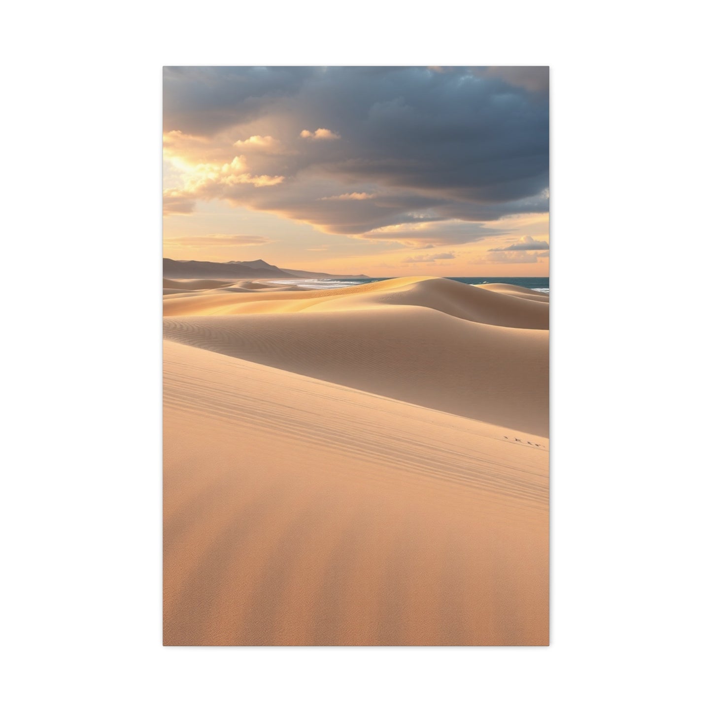 Coastal Sand Dunes Art Supreme Canvas Wall Art & Canvas Print