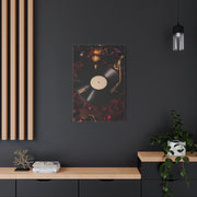 Vinyl Record Candlelit Romance Still Life Wall Art & Canvas Print