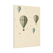 Dreamy Hot Air Balloon Nursery Wall Art & Canvas Print