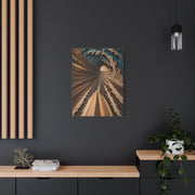 Wooden Barrel Tunnel Surf View Wall Art & Canvas Print