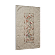 Rustic Folk Botanical Embroidery Strip Wall Art & Canvas Print