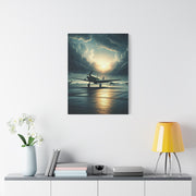 Storm Horizon Runway Flight Wall Art & Canvas Prints
