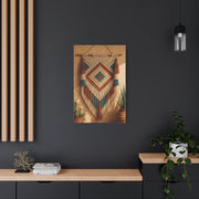 Southwestern Macrame Textile Wall Art & Canvas Print