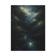 Nocturnal Forest Reflection Wall Art & Canvas Print