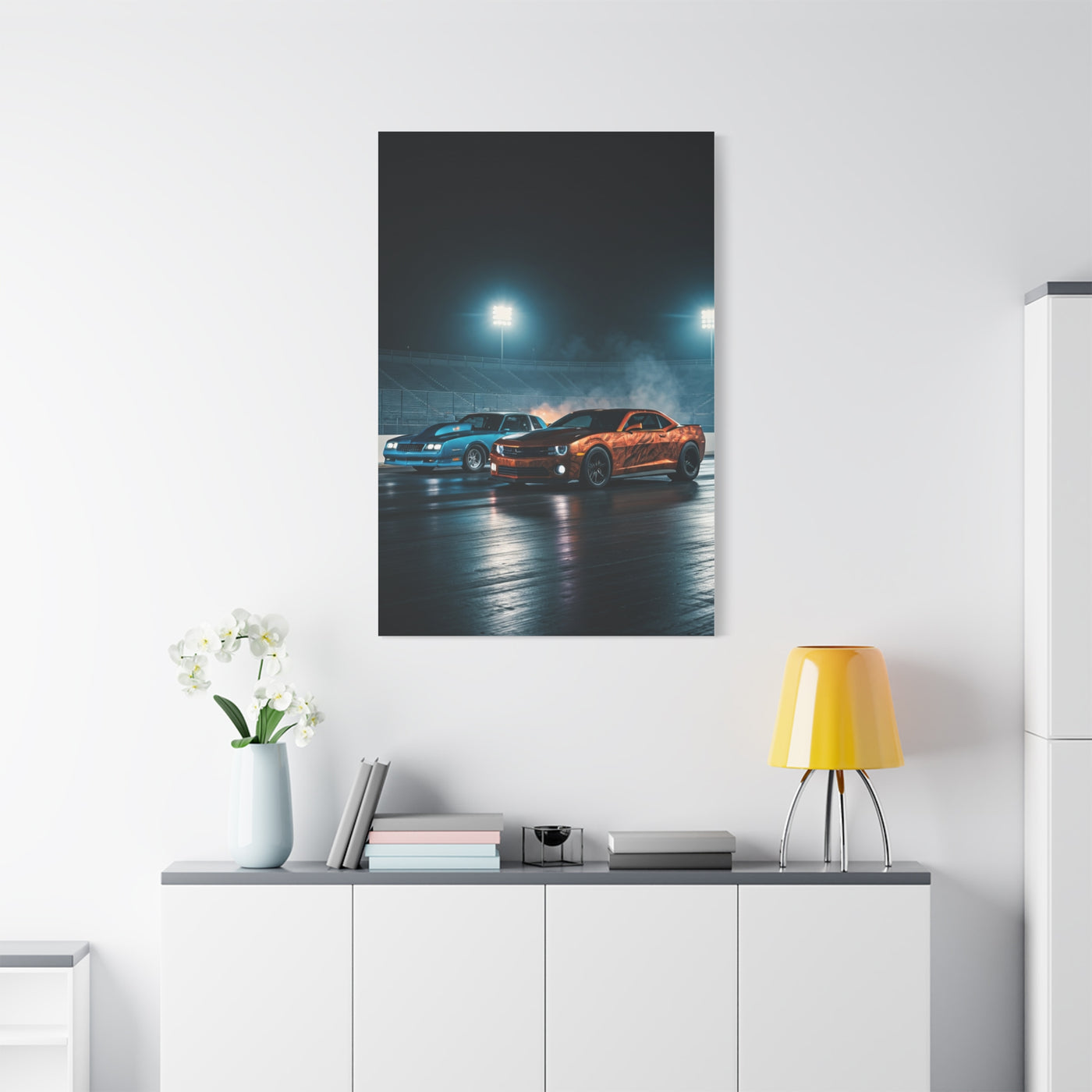Modern Muscle vs Big Block Legend Wall Art & Canvas Prints
