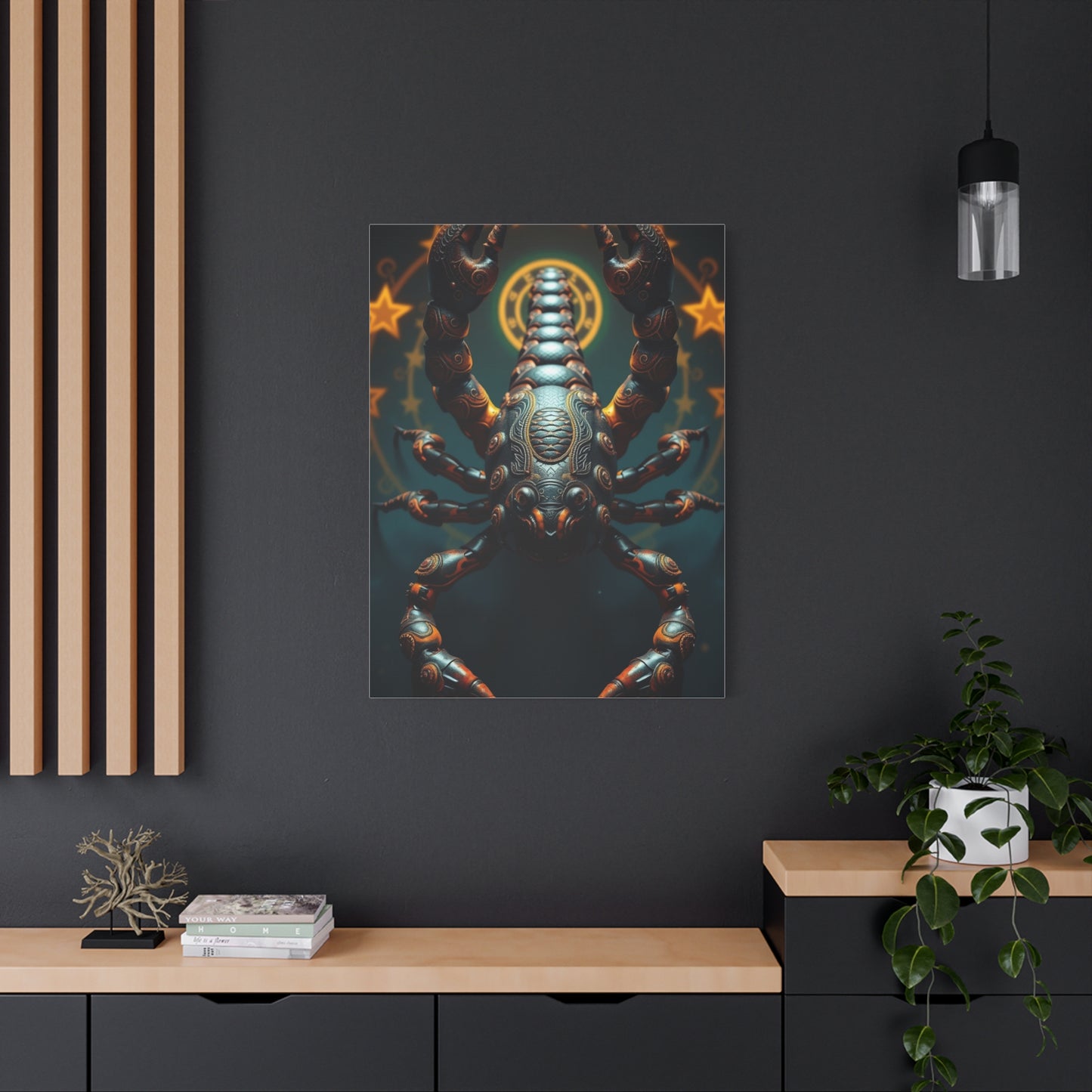 Scorpius Elegance Canvas Wall Art & Canvas Print