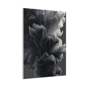 Smoke Ink Monochrome Abstract Wall Art & Canvas Print