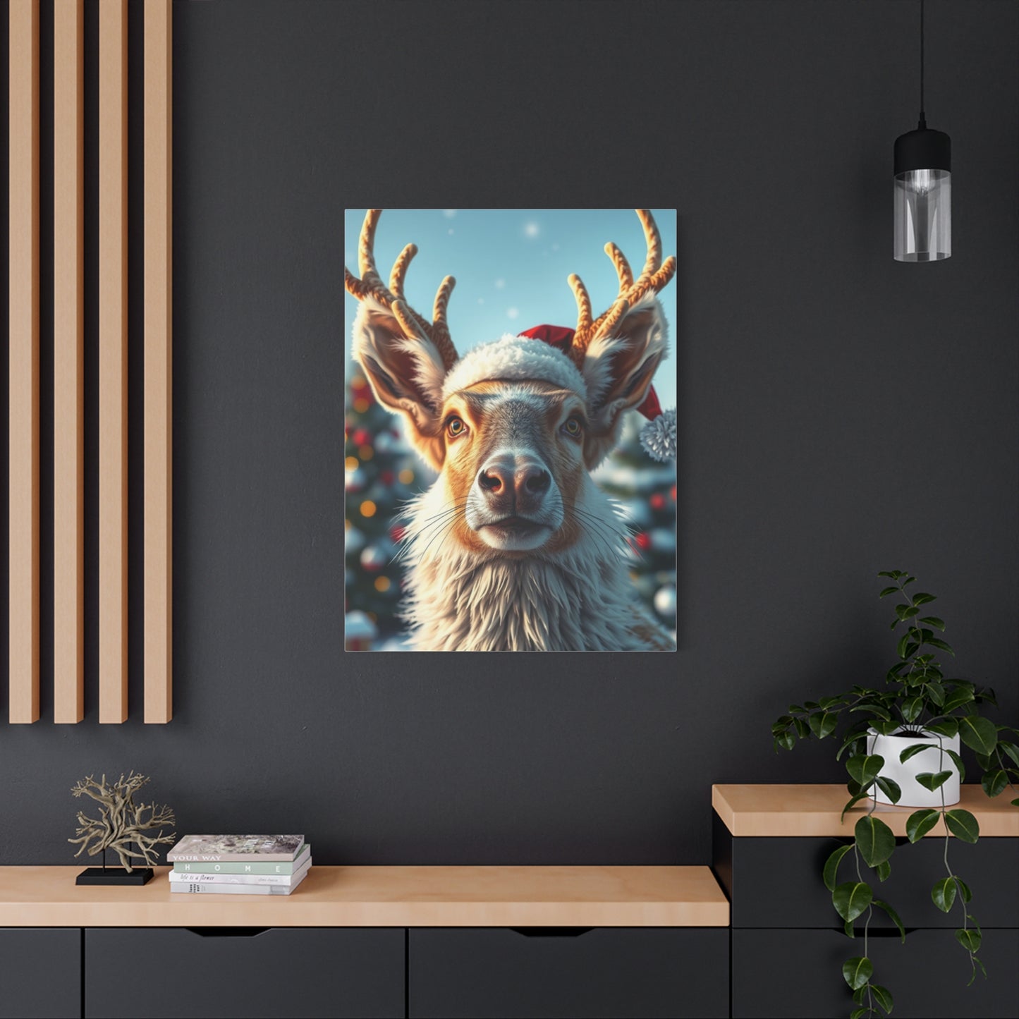 Christmas Animal Art Luxury Canvas Wall Art & Canvas Print
