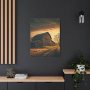 Rustic Barn Along the Country Path Wall Art & Canvas Prints