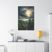 Stormlight Over Emerald Jungle Valley Wall Art & Canvas Prints
