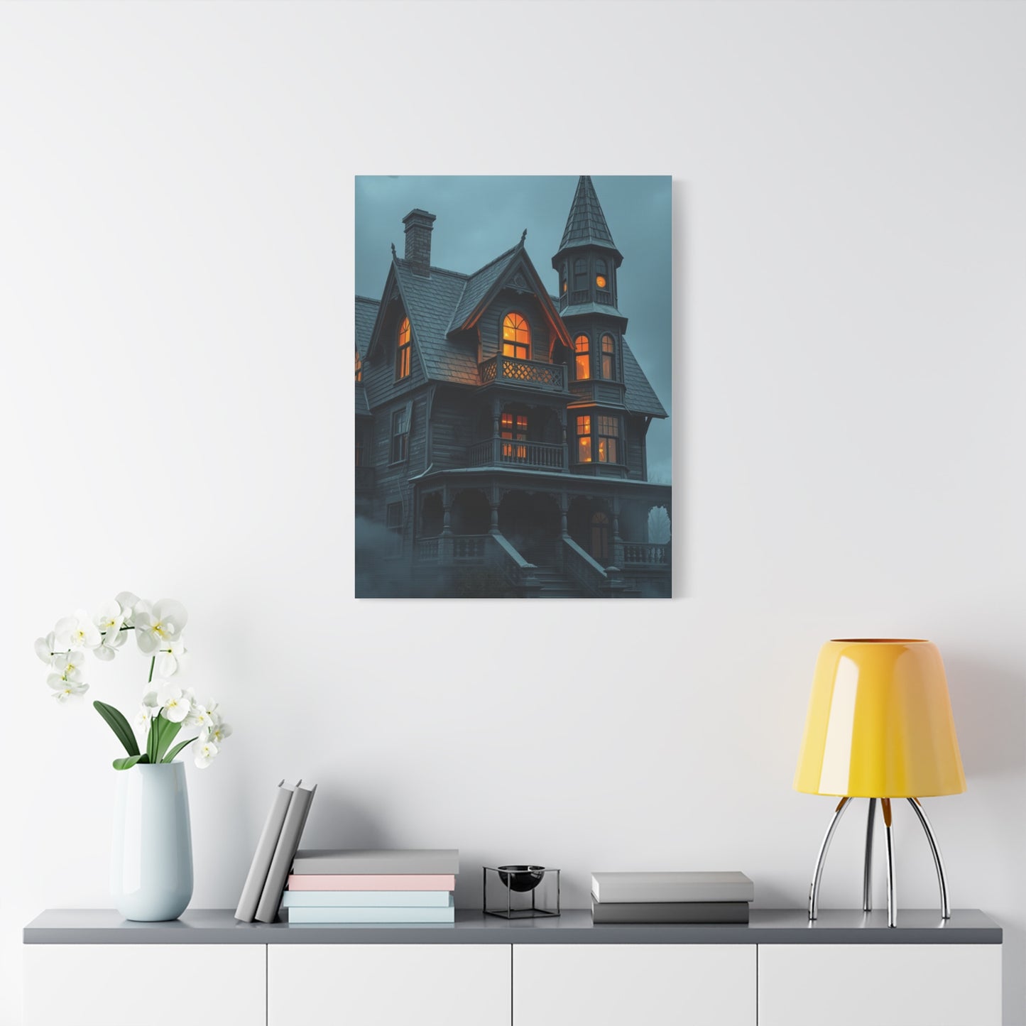 Supreme Haunted House Art Beautiful Collection Wall Art & Canvas Print