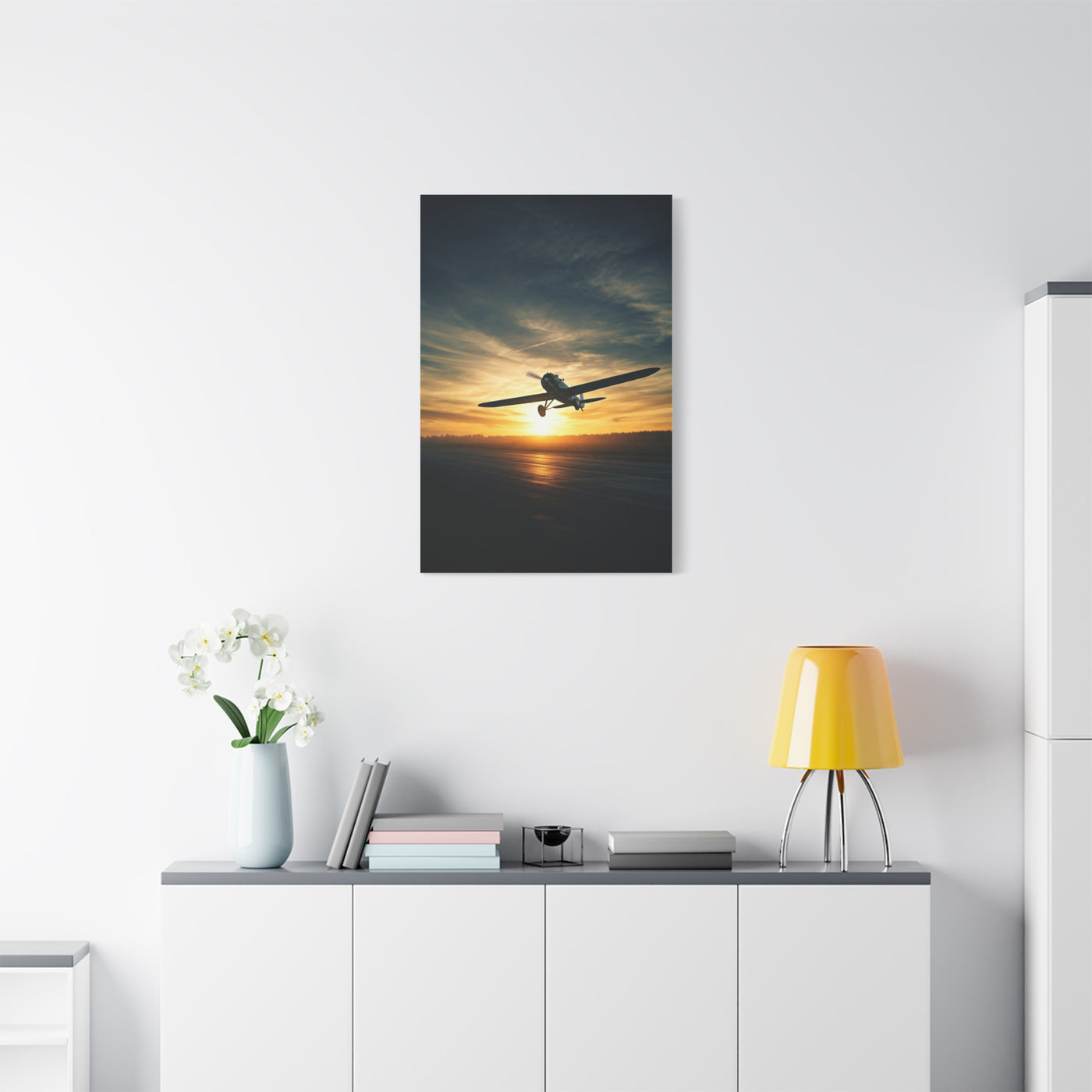 Sunset Glide Horizon Wall Art & Canvas Prints