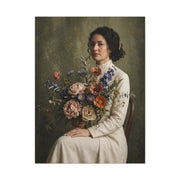 Timeless Floral Portrait Study Wall Art & Canvas Print