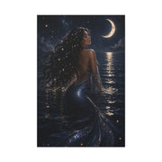 Celestial Moonlight Mermaid Dream Wall Art & Canvas Print