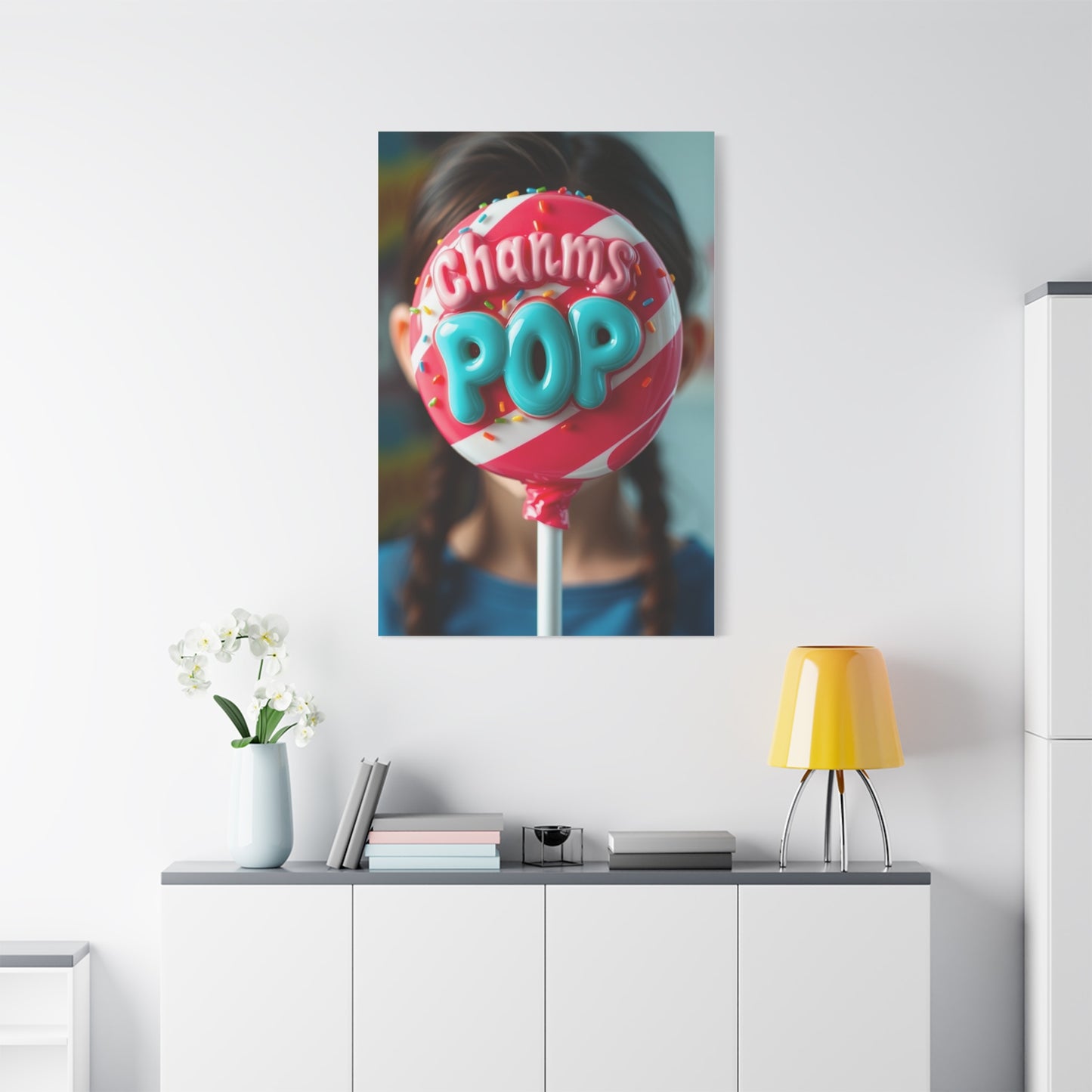 Sophisticated Candy Whirl Wall Art & Canvas Print