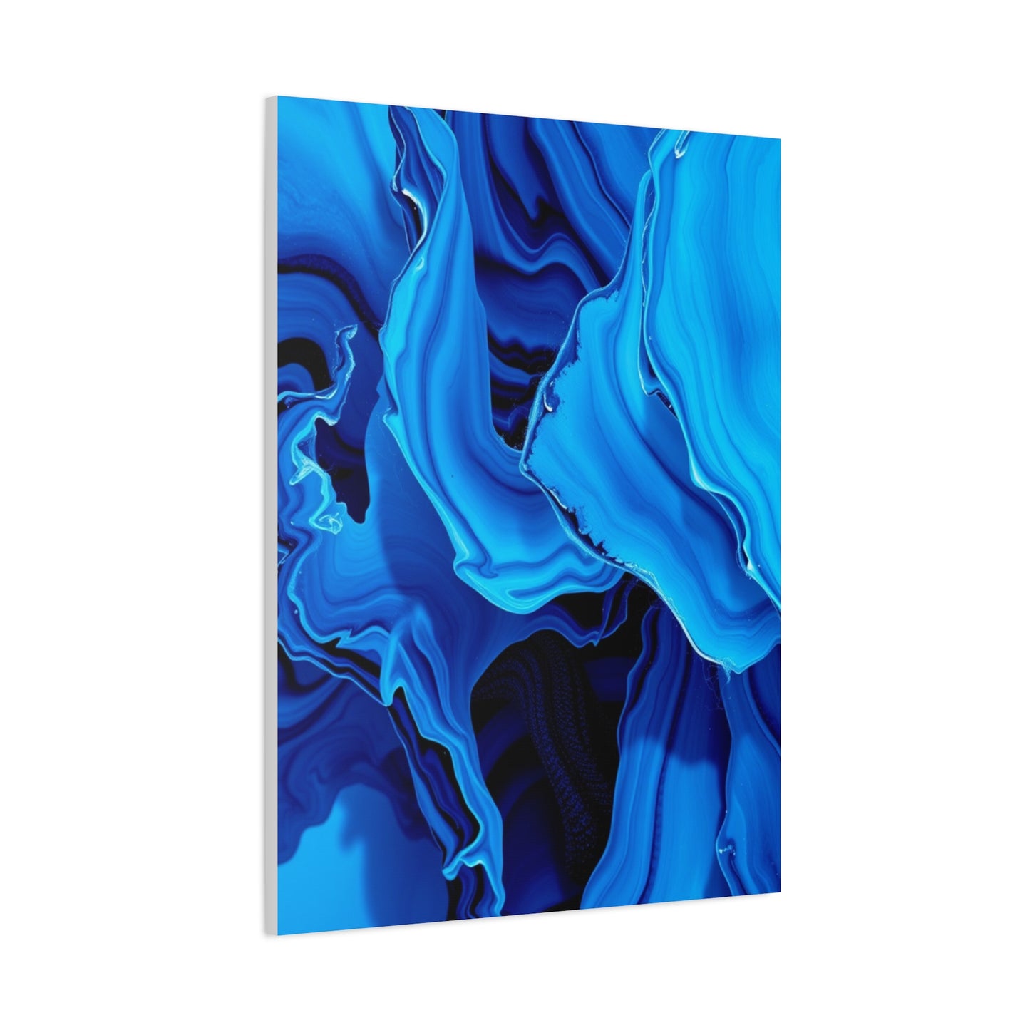 Blue Abstract Art Premium Gallery Wall Art & Canvas Print