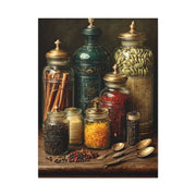 Premium Spice Jars Still Life Wall Art & Canvas Print