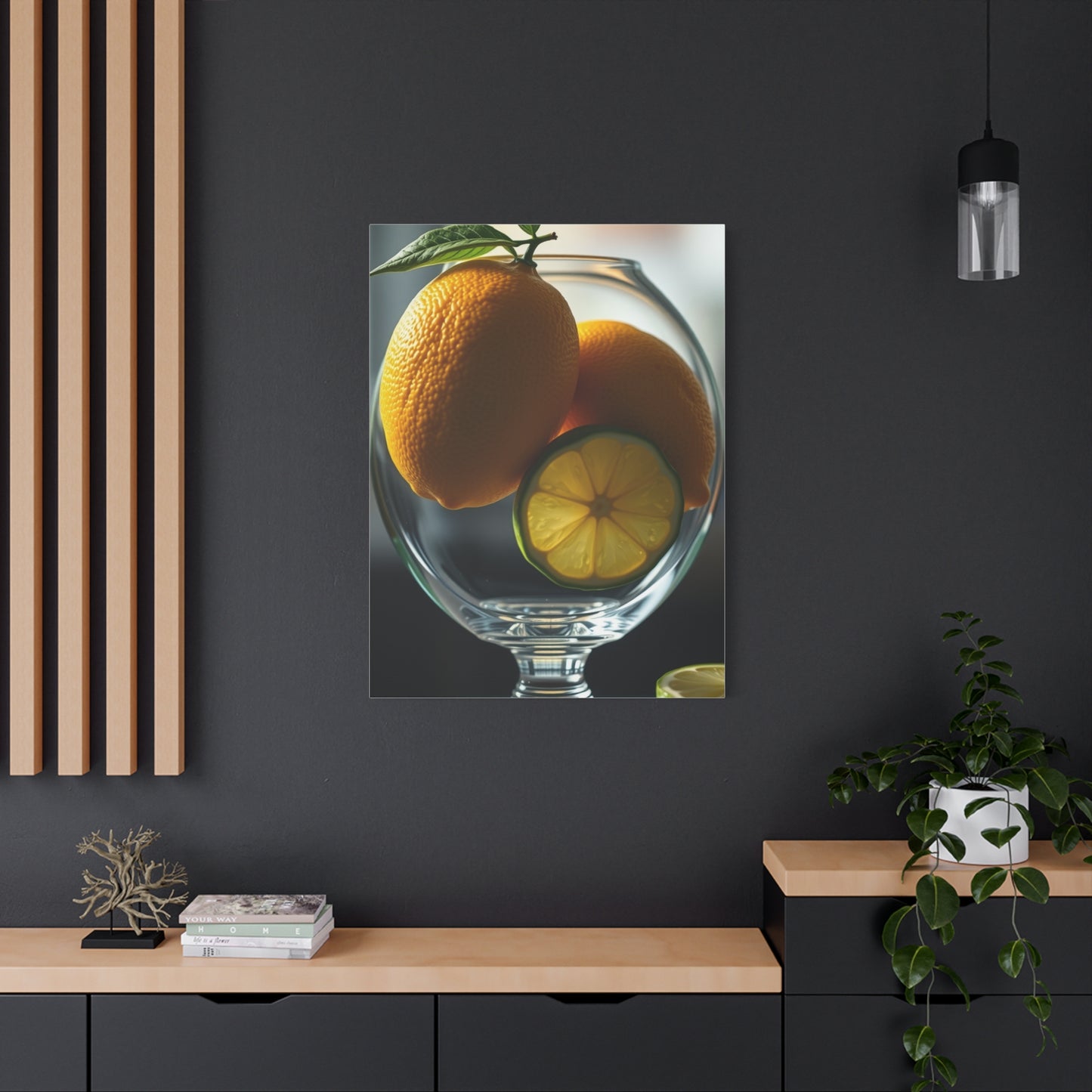 Vision Lemon & Lime Art Art Wall Art & Canvas Print