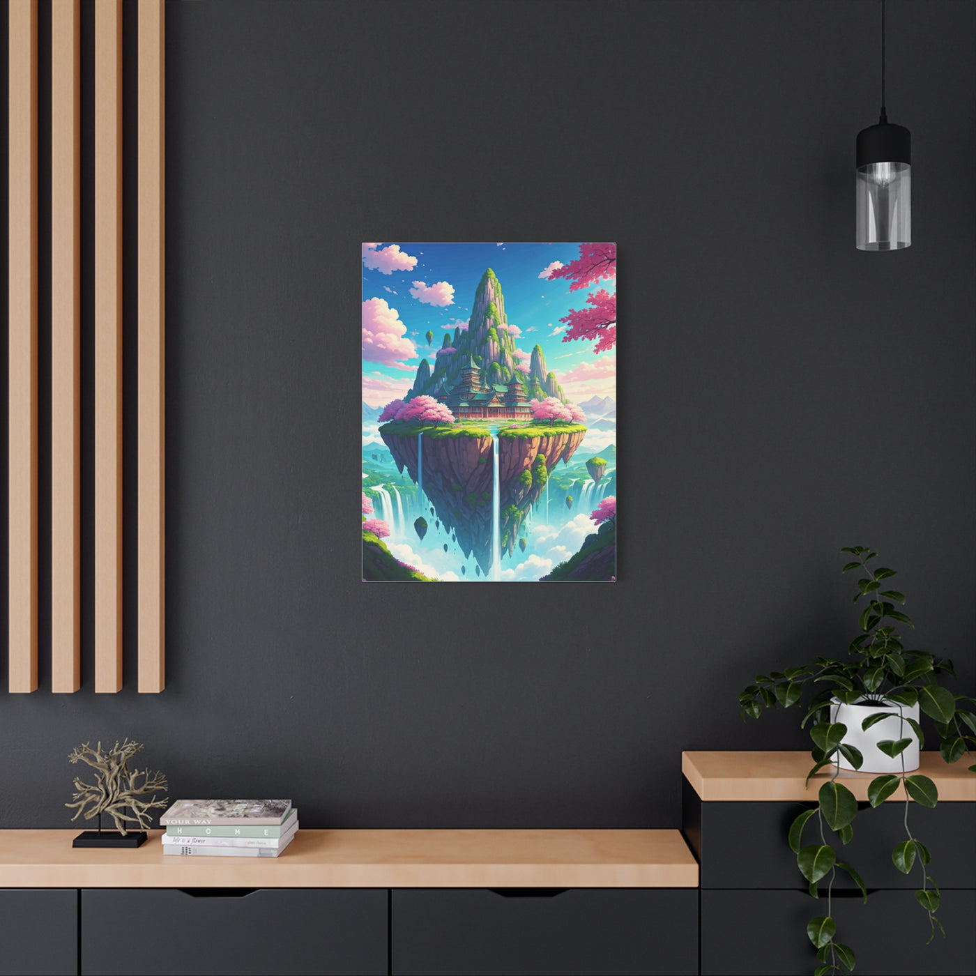 Floating Mountain Sanctuary Wall Art & Canvas Prints
