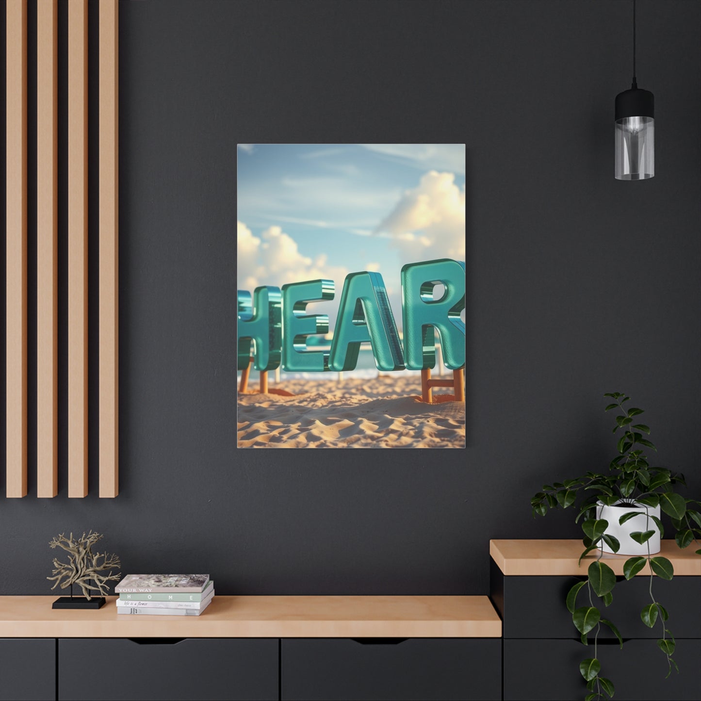 Sublime Beachfront Tableau Wall Art & Canvas Print