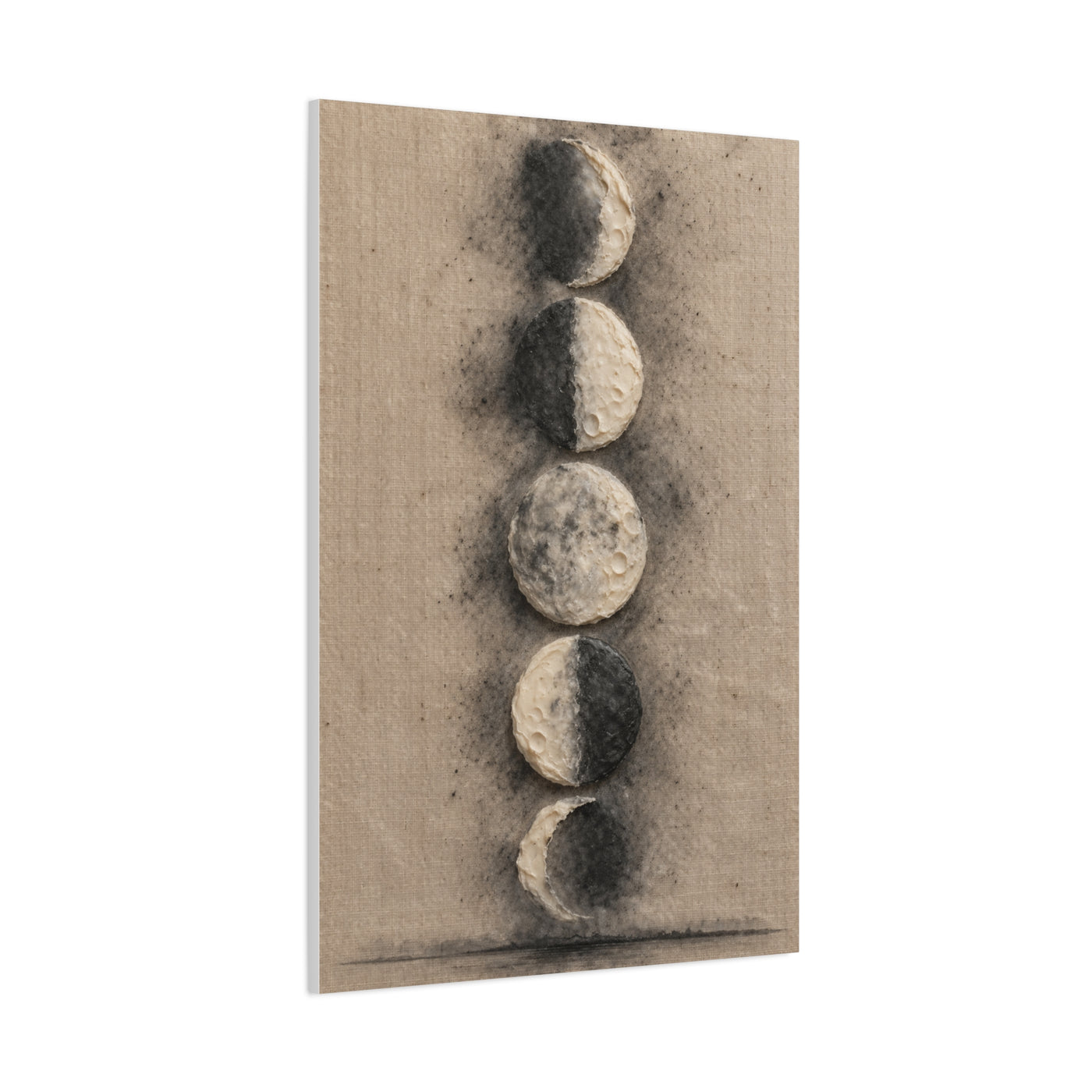 Lunar Phases Minimal Composition Wall Art & Canvas Print