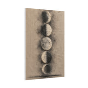 Lunar Phases Minimal Composition Wall Art & Canvas Print