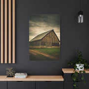 Weathered Stone Base Barn Wall Art & Canvas Prints