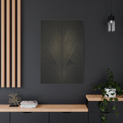 Black and Gold Deco Wave Pattern Wall Art & Canvas Prints