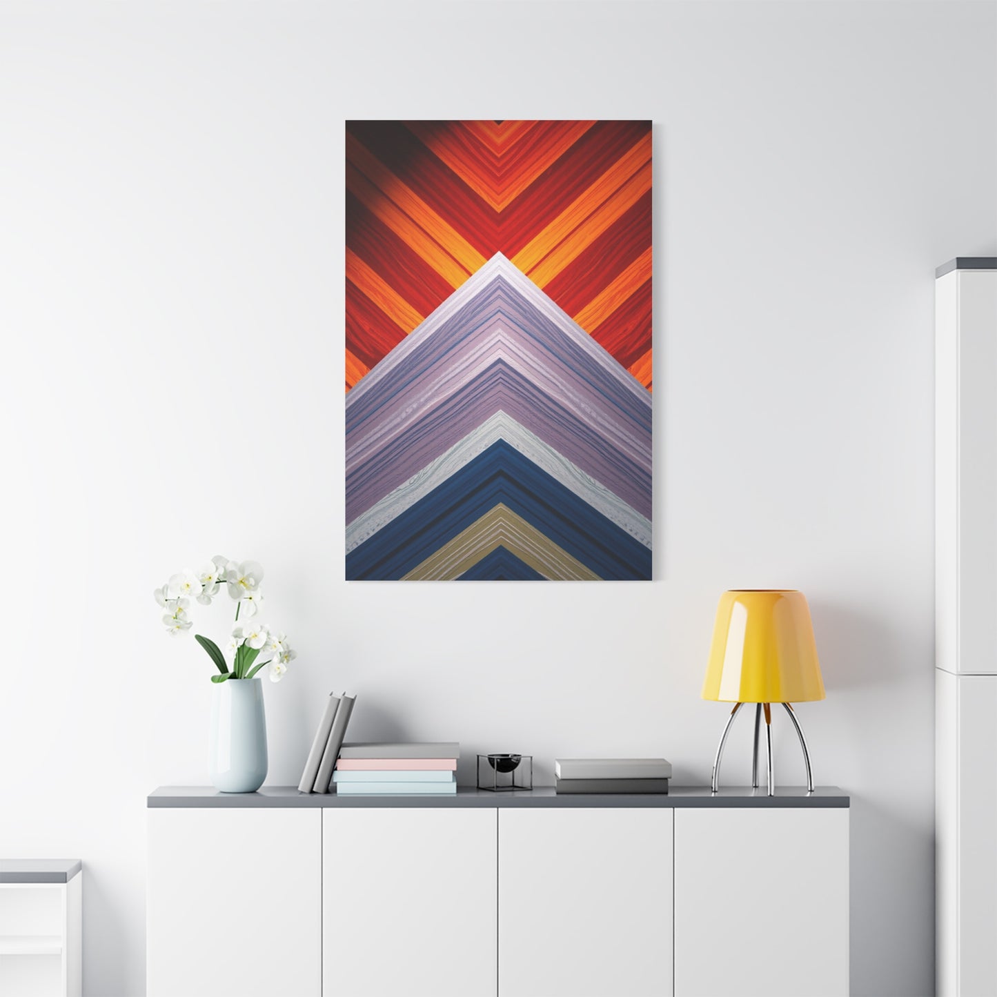 Chevron Pattern Art Supreme Canvas Wall Art & Canvas Print