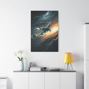 Stormbreaker Fighter Jet Through the Clouds Wall Art & Canvas Prints