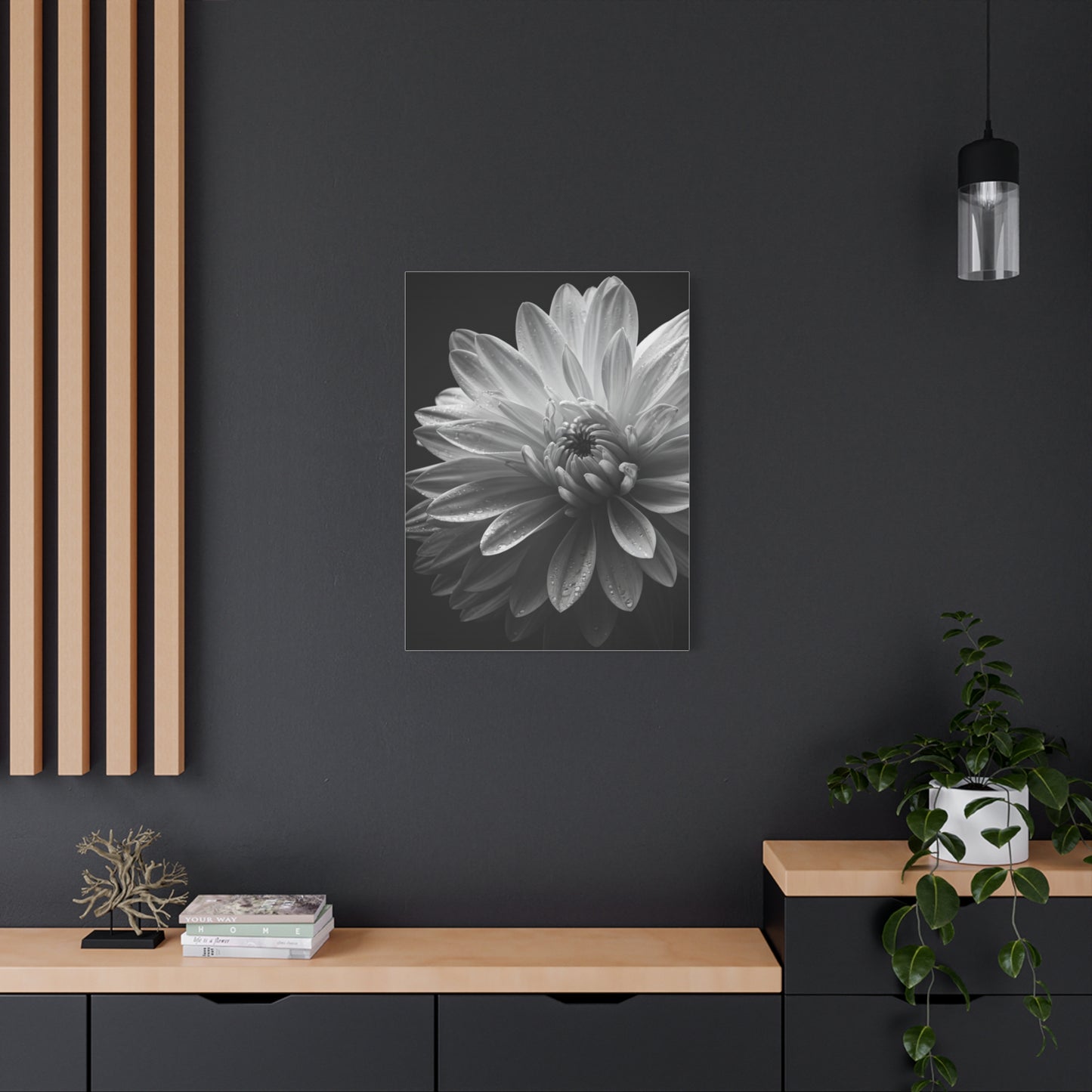 Chrysanthemum in Timeless Shadow Wall Art & Canvas Prints