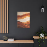 Terracotta Flow Minimal Abstract Wall Art & Canvas Print