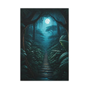 Moonlit Jungle Pathway Wall Art & Canvas Prints