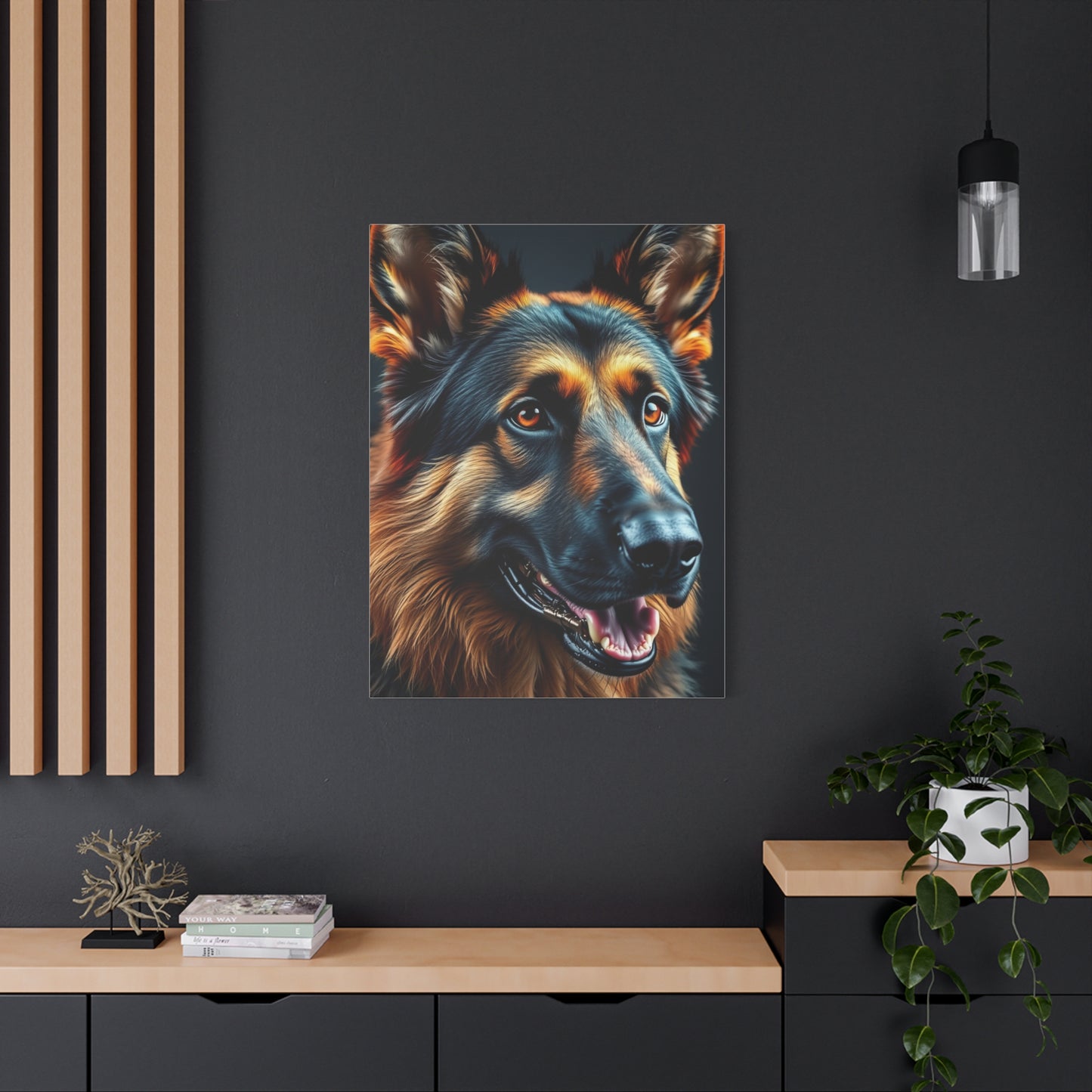 German Shepherd Art Supreme Canvas Wall Art & Canvas Print