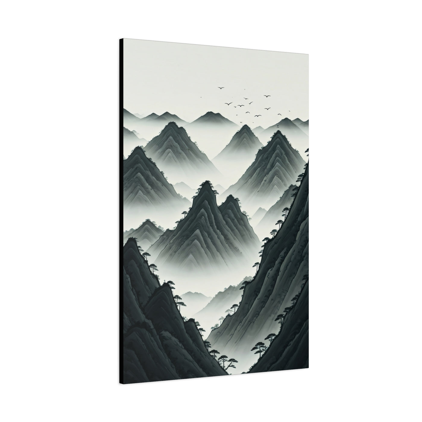 Whispering Peaks Mist Wall Art & Canvas Prints