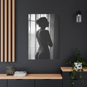 Window Light Silhouette Nude Wall Art & Canvas Print