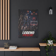 Legend Made Championship Basketball Sports Wall Art & Canvas Print