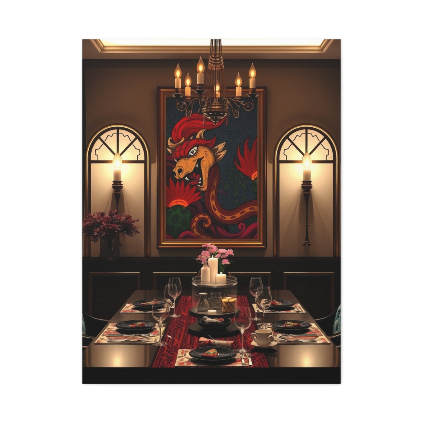 Gastronomic Elegance Canvas Wall Art & Canvas Print