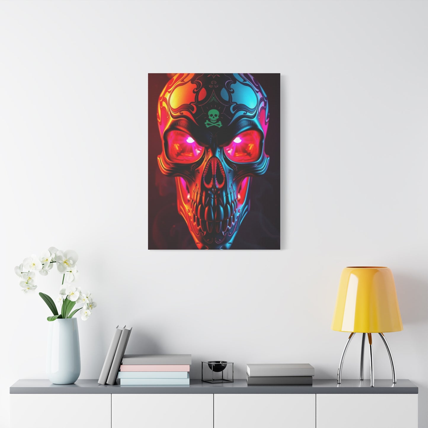 Astral Skull Dreamscape Wall Art & Canvas Print